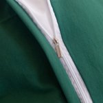 Комплект однотонный с вышивкой «Зелёная башня»