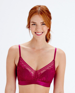 Бюстгальтер с мягкой чашкой Botanical Lace (Размер: 36C) (Цвет: изумрудный)