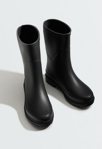 OYSHO Резиновые сапоги, черный