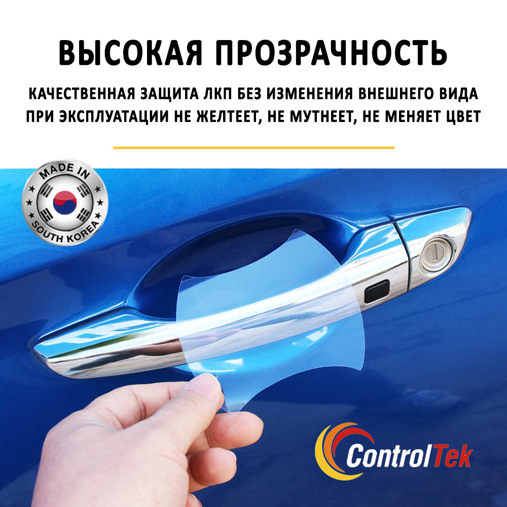 Пленка защитная под дверные ручки, универсальная ControlTek