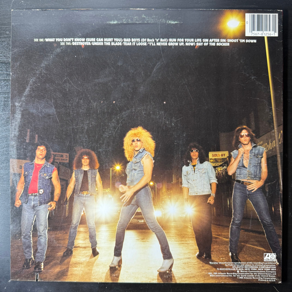 Twisted Sister ‎– Under The Blade (США 1985.)