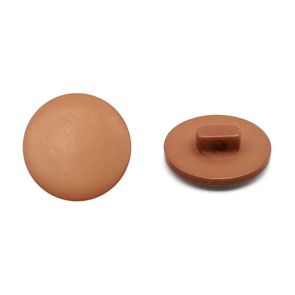 Пуговицы на ножке 28L=18 мм, пластик (Brown (коричневый)), NE68, 48 шт