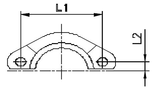 Скоба AFS6 1.1/2 (1шт.)
