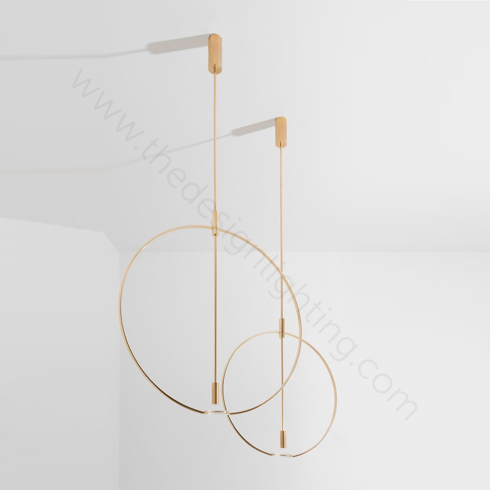 Ceiling design lamp Magnifier by Formafantasma