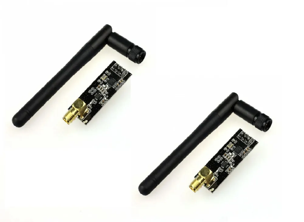Радиомодуль NRF24L01+PA+LNA 2.4 ГГц с усилителем и внешней антенной 2шт