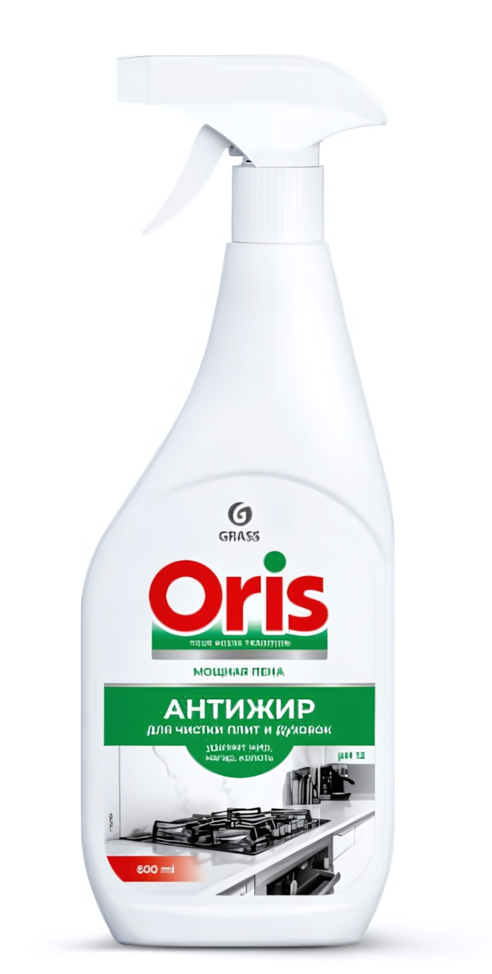 Чистящее средство АНТИЖИР ORIS для кухни от жира, нагара и копоти, 600 мл