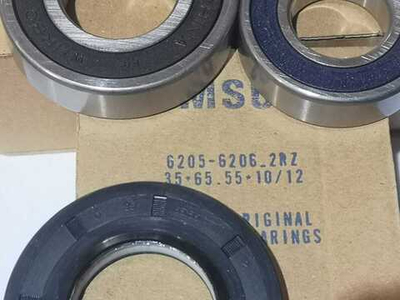 Ремкомплект 35x65.55x10/12  6205 - 6206 стиральной машины Samsung (Самсунг) подшипник плюс сальник плюс смазка