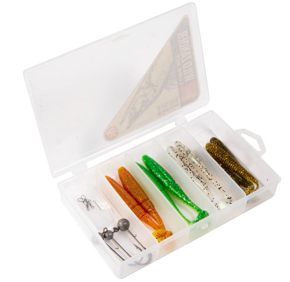 Комплект приманки и оснастки Lucky John WILD ZANDER SET