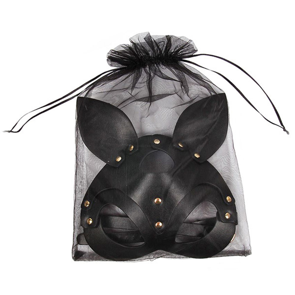 Черная маска с ушками и заклепками Bior Toys Notabu NTB-80651
