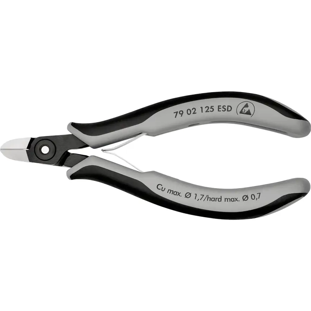 Прецизионные кусачки для электроники ESD 125 мм Knipex 79 02 125 ESD