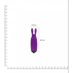 Карманный вибратор-кролик Rabbit Adrien Lastic фиолетовый