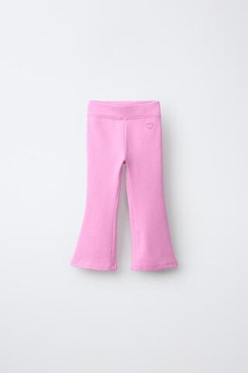 ZARA СПОРТИВНЫЕ ЛЕГИНСЫ FLARE, МЯГКИЙ РОЗОВЫЙ