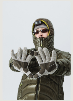 Перчатки Nothomme BlueMonte Fleece хаки