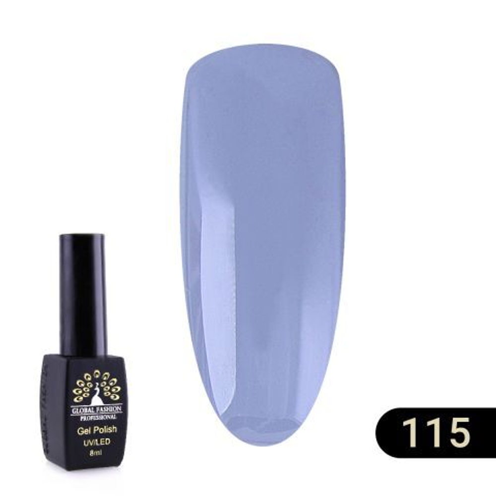 Гель лак BLACK ELITE 115, Global Fashion 8 мл