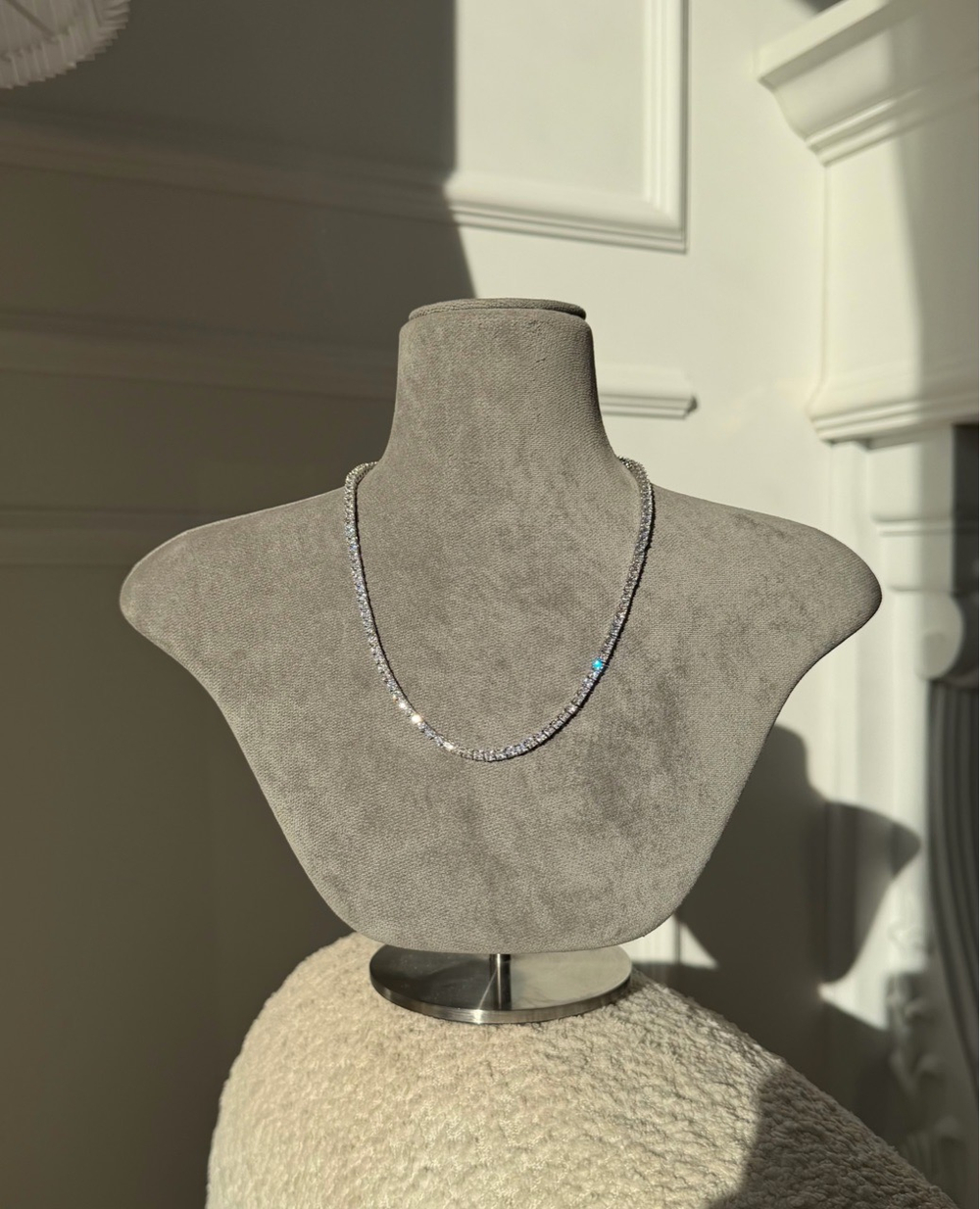 Колье  POSH GLAM Silver 3 mm