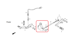 24710-KYJ-000. ARM COMP., GEAR CHANGE. HONDA