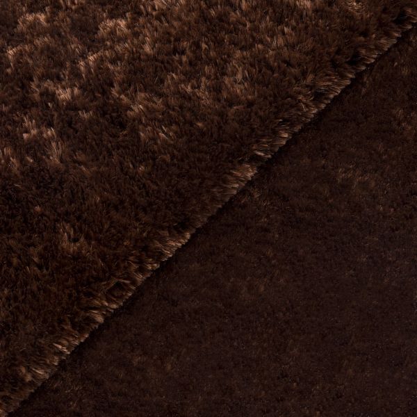 Плюш (ткань) Peppy PTB-002 288 г/м², 152 см / рул. 5 метров, коричневый/brown