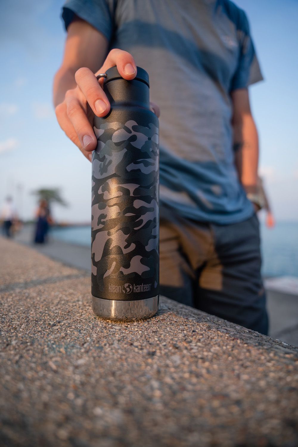Термобутылка Klean Kanteen Insulated Classic 20oz (592 мл) Black Camo