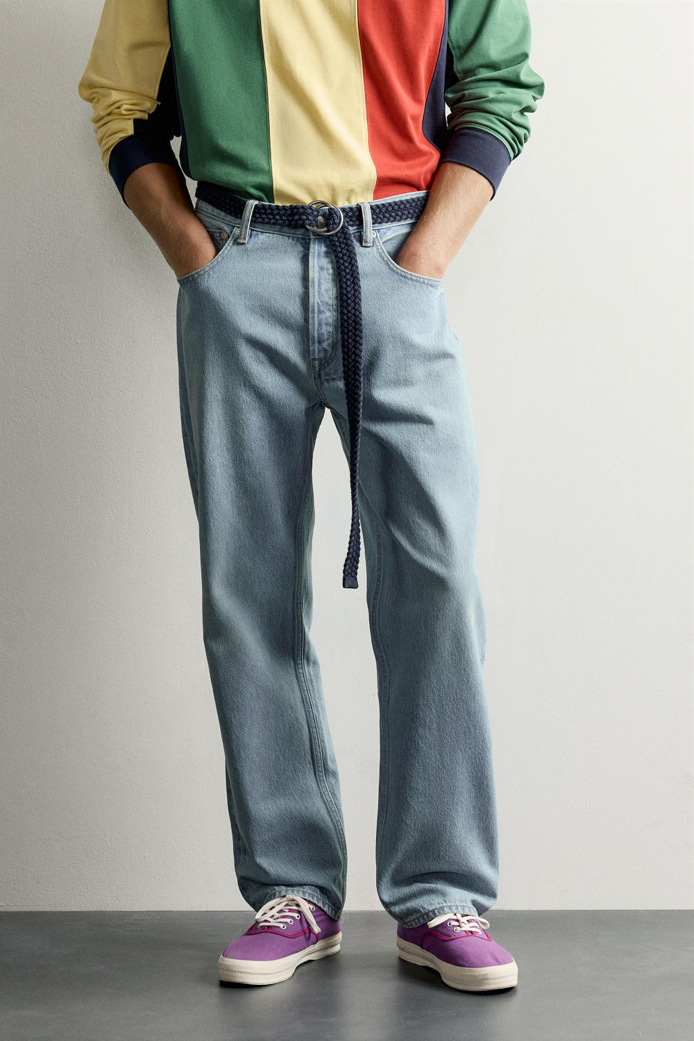 ДЖИНСЫ STRAIGHT FIT FRUIT OF THE LOOM™ — ZARA