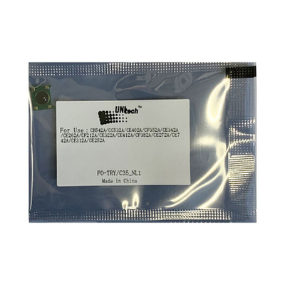 Чип для картриджа HP CB542A/CE402A/CF352A/CF212A/CF382A/CE742A/CE312A/Canon 716/718/729/731 yellow UNItech(Apex)