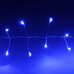 Гирлянда для дома 2,0 м 150 ламп LED «Мишура», IP-40, Синий