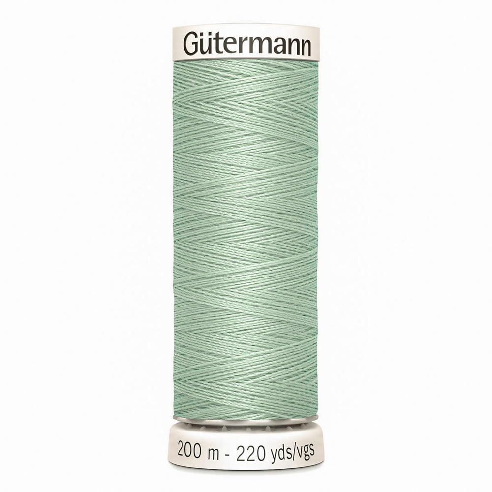 01 Нить Sew-All 100/200 м для всех материалов, 100% полиэстер Gutermann 748277 (297 бело-мятный)