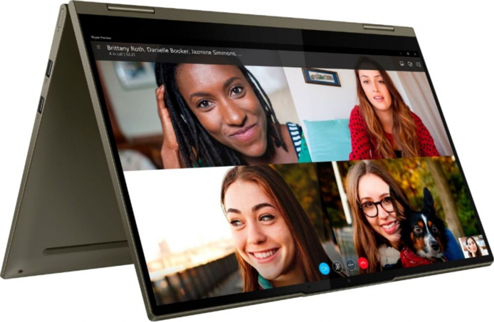 Ноутбук Lenovo Yoga 7 15ITL5 82BJ00DDRU Intel Core i7 1165G7, 2.8 GHz - 4.7 GHz, 16384 Mb, 15.6" Full HD 1920x1080, 1000 Gb SSD, DVD нет, Intel Iris Xe Graphics, Windows 11 Home, зеленый