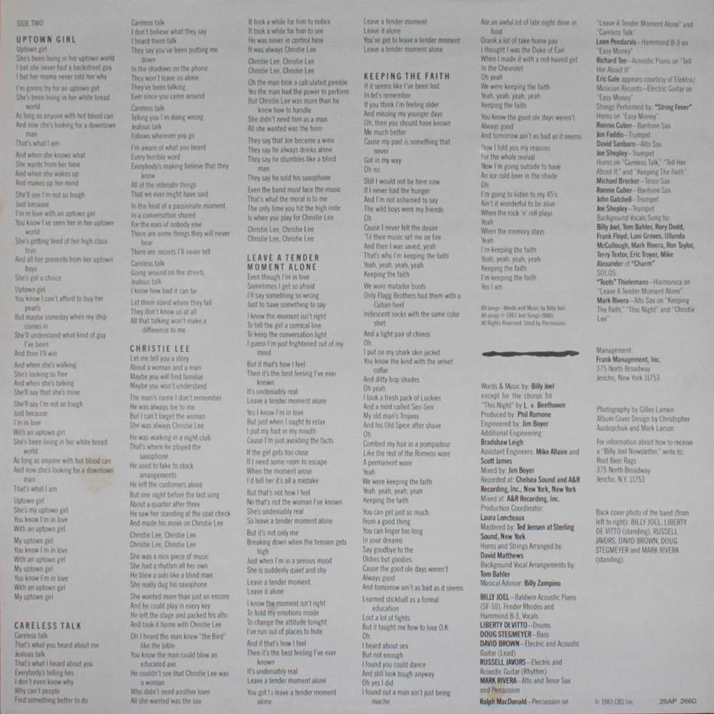 Billy Joel / An Innocent Man (LP)