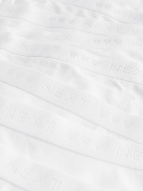 Трусы-шорты для девочки Next AA9-051, 10 шт., Белый