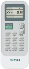 Настенная сплит-система Ecoclima ECW-HE07/AA-4R2 + EC-HE07/A-4R2, белый