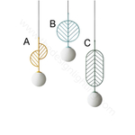 Pendant design lamp Leaf
