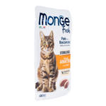 Влажный корм Monge Cat Fresh для стерилизованных кошек с уткой паучи 85 г