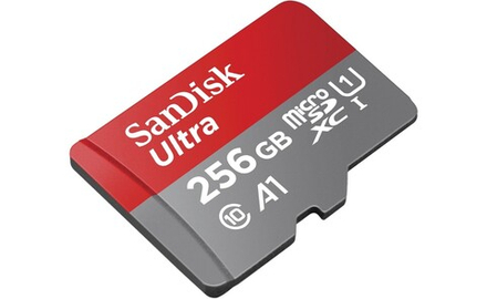 Карта памяти SanDisk Ultra microSDXC 256GB UHS-I U1 V10 A1, R 150 МБ/с