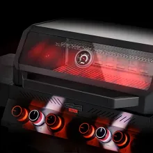 Газовый гриль Primeliner G4 Pro, 6 горелок (c ИК-горелкой), чёрный