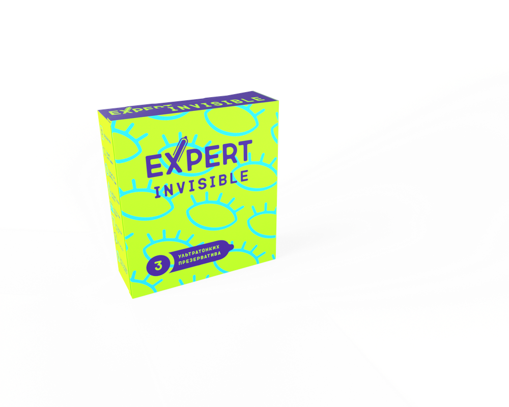 Презервативы Expert Invisible 3 шт 9335ex