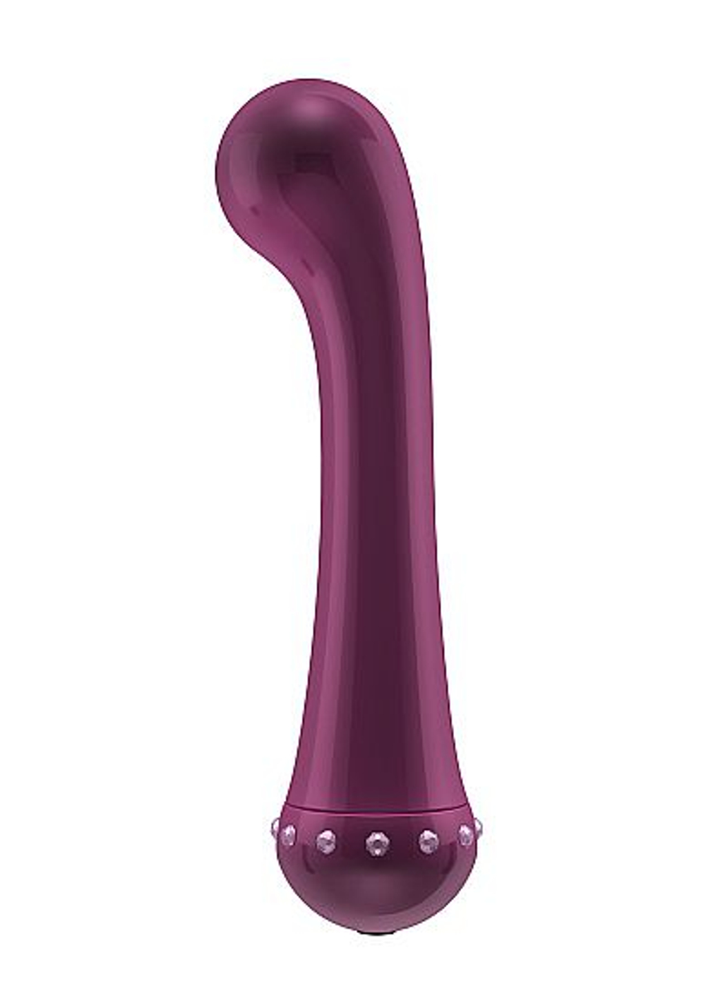 Вибратор для стимуляции точки G The Zircon Purple - 16,7 см. (Цвет: фиолетовый)