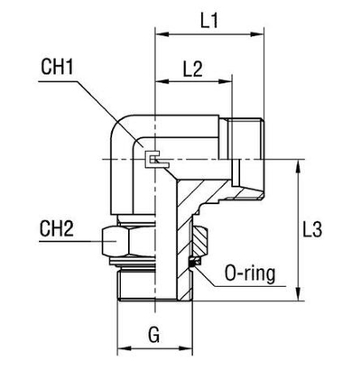 Штуцер FRG90 DL15 BSP 1/2 (корпус)