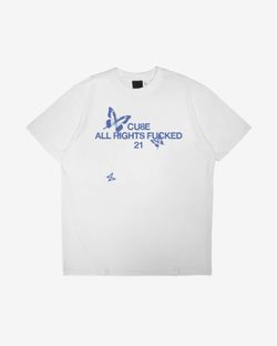Футболка All rights Blue Белая