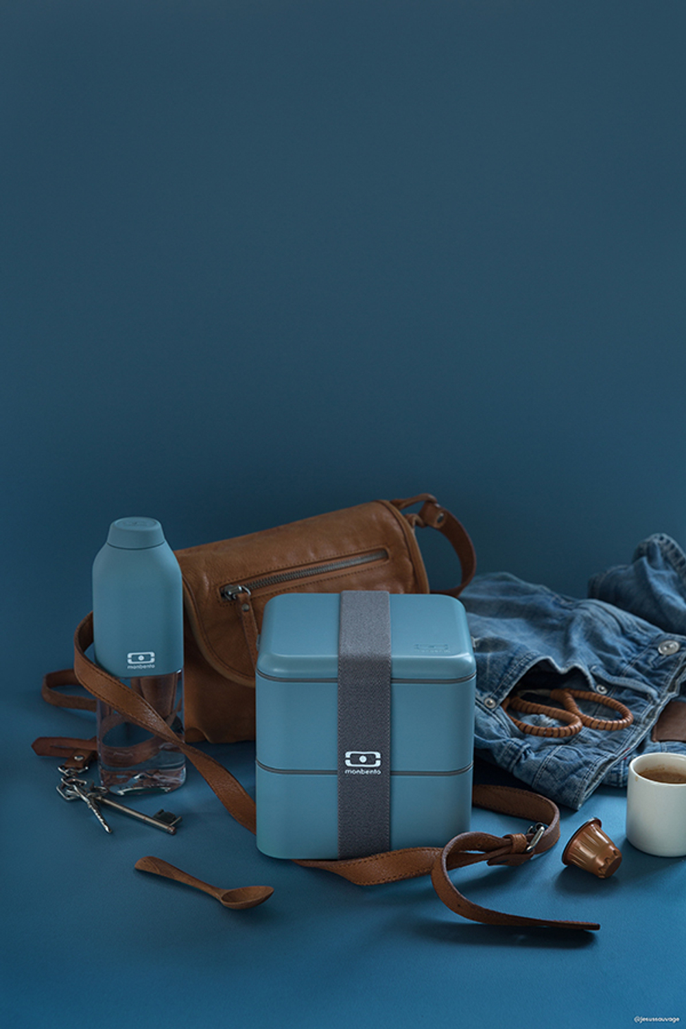 Ланч-бокс mb square denim