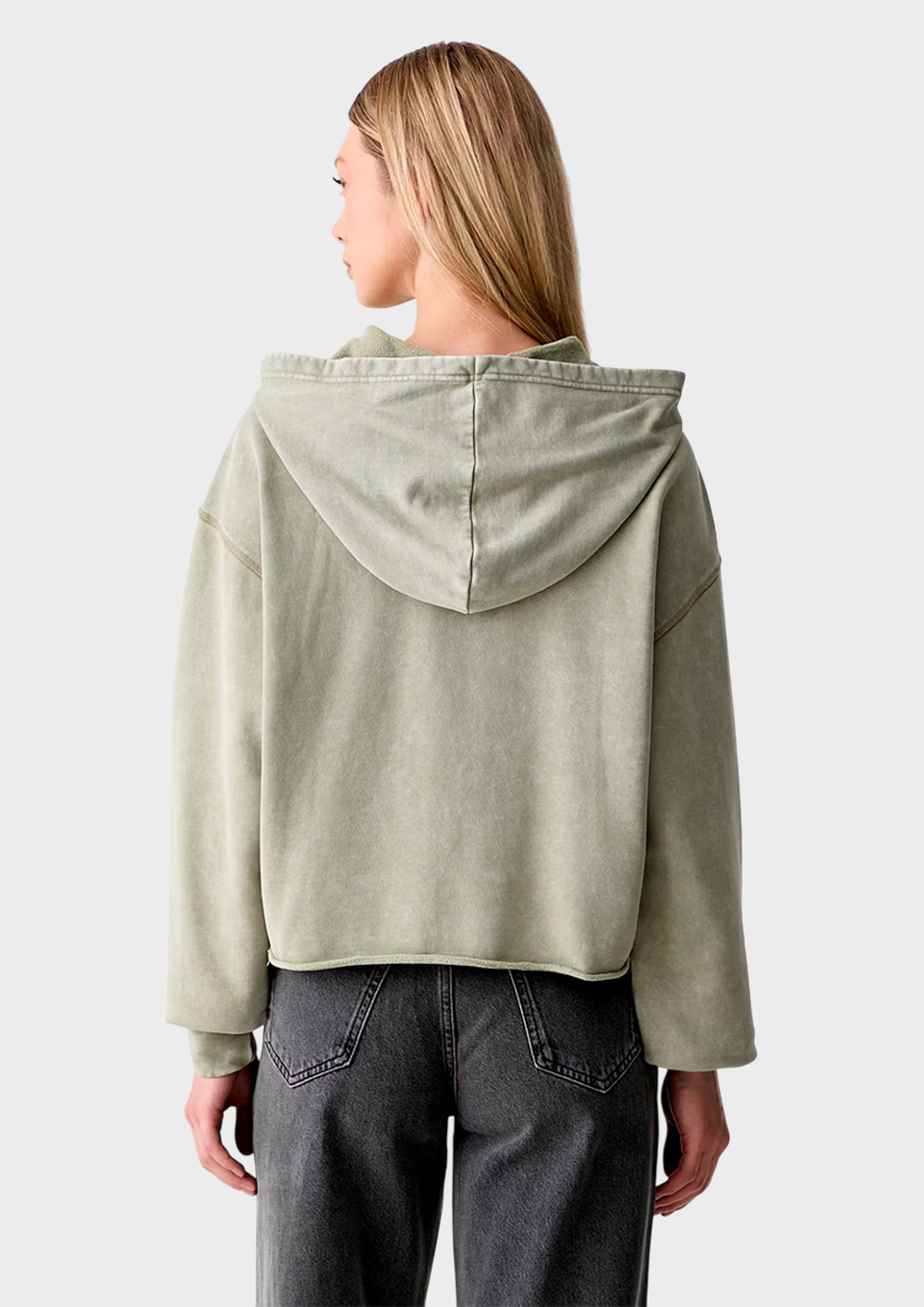 Толстовка KARL LAGERFELD JEANS Washed Zip Through Hoodie