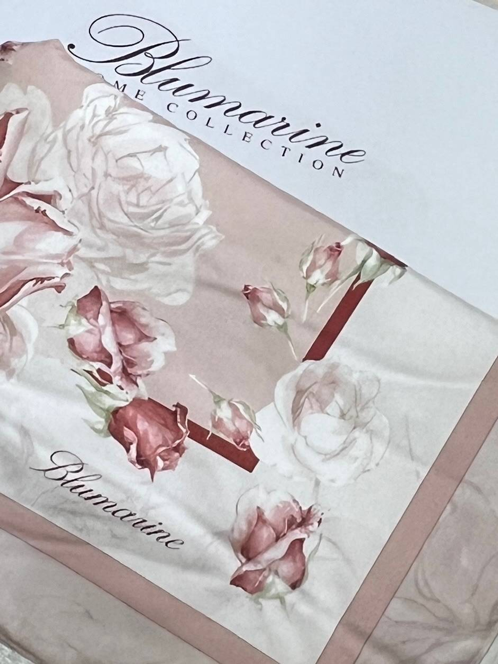 Плед 135х185 Blumarine Rose сатиновый розовый