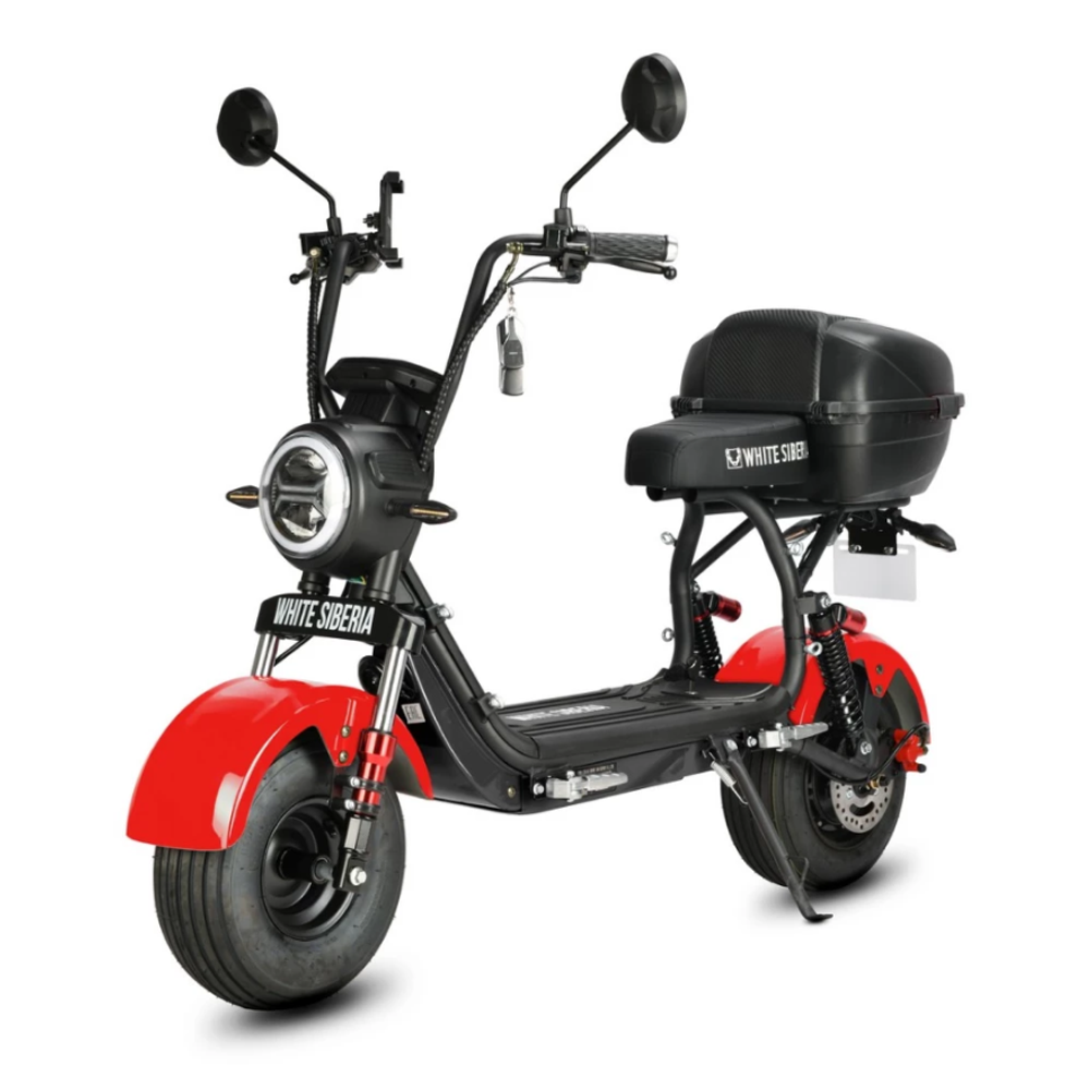 Электроскутер WHITE SIBERIA MINI R 3.0 60V RED (Красный)