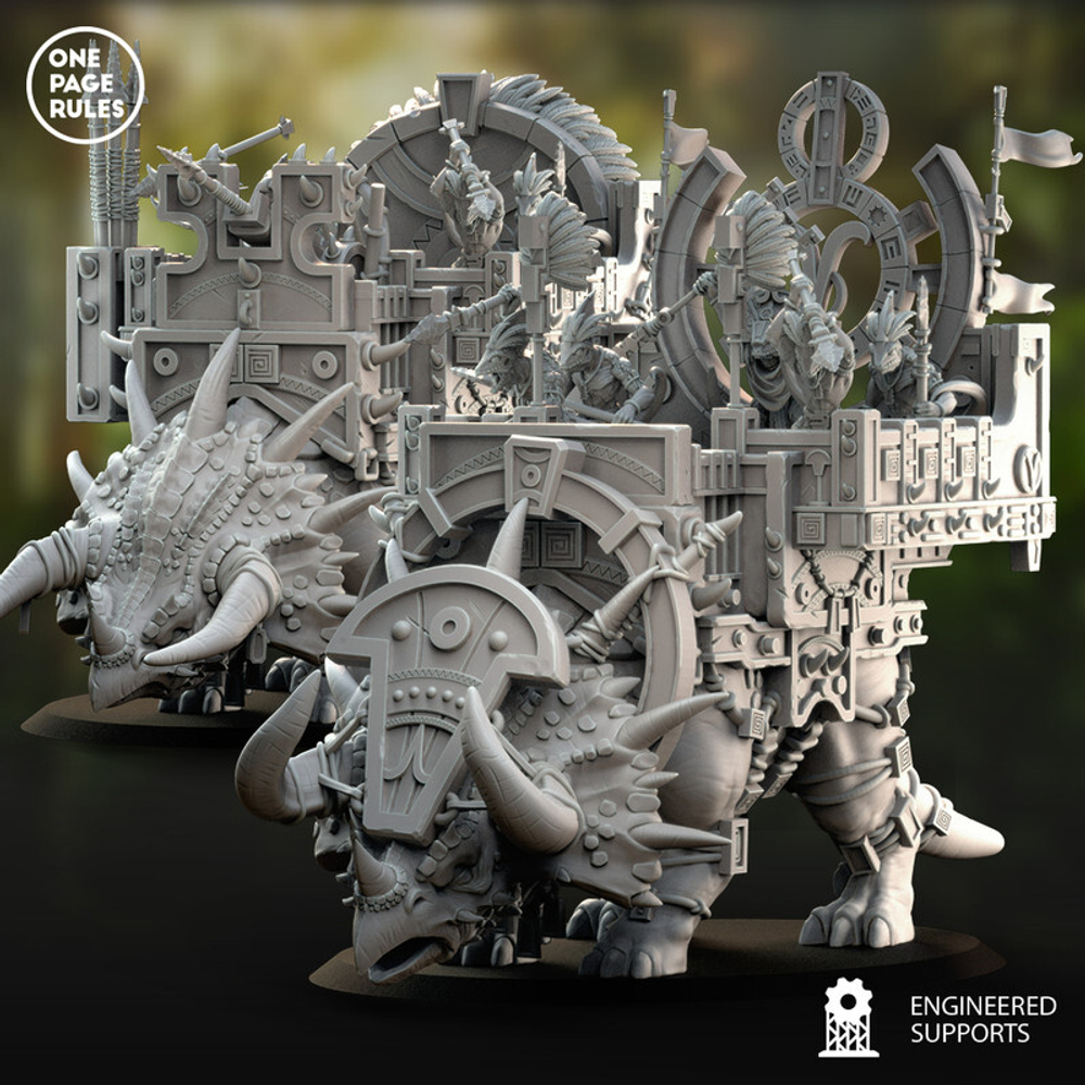 Grand Alliance Order Seraphon Stegadon Engine Of The Gods 1 шт. миниатюра для dnd, днд, pathfinder, фентези, Настольная игра, НРИ, Варгейм, РПГ