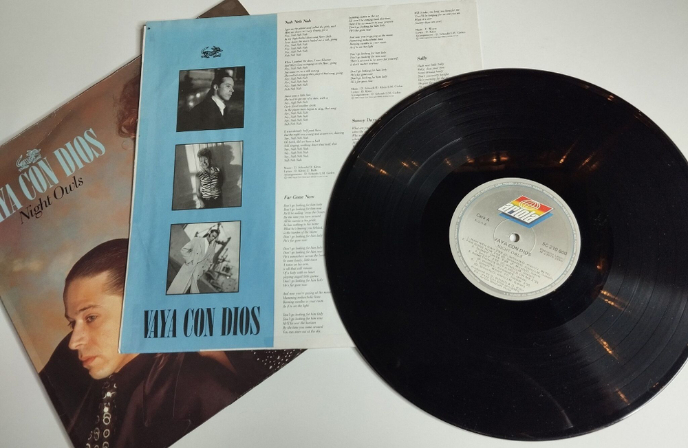 Винтажная виниловая пластинка LP Vaya Con Dios Night Owls (Spain 1990)