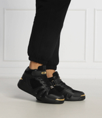 Кожаные кроссовки Giuseppe Zanotti - черный(RW20032)