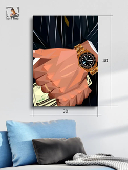 Картина на стену "Rolex" 30х40см 1шт.
