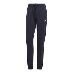 Женские теннисные брюки adidas Essentials Linear French Terry Cuffed Training Pants Women - Dark Blue, White