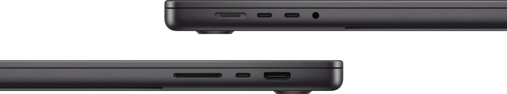 Ноутбук Apple MacBook Pro A3403 M4 Pro 14 core 48Gb SSD512Gb/20 core GPU 16.2" Liquid Retina XDR (3456x2234) macOS black WiFi BT Cam (MX2Y3HN/A)