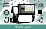 Магнитола для Mitsubishi Outlander 3 2012-2022 (левый руль) - Vaycar VA47-1006-2K на Android 13, Быстрая, 2K QLED, CarPlay, 4G SIM-слот