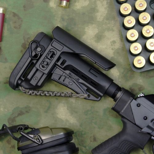 Телескопический приклад TBS Compact Commercial Spec Stock, DLG Tactical